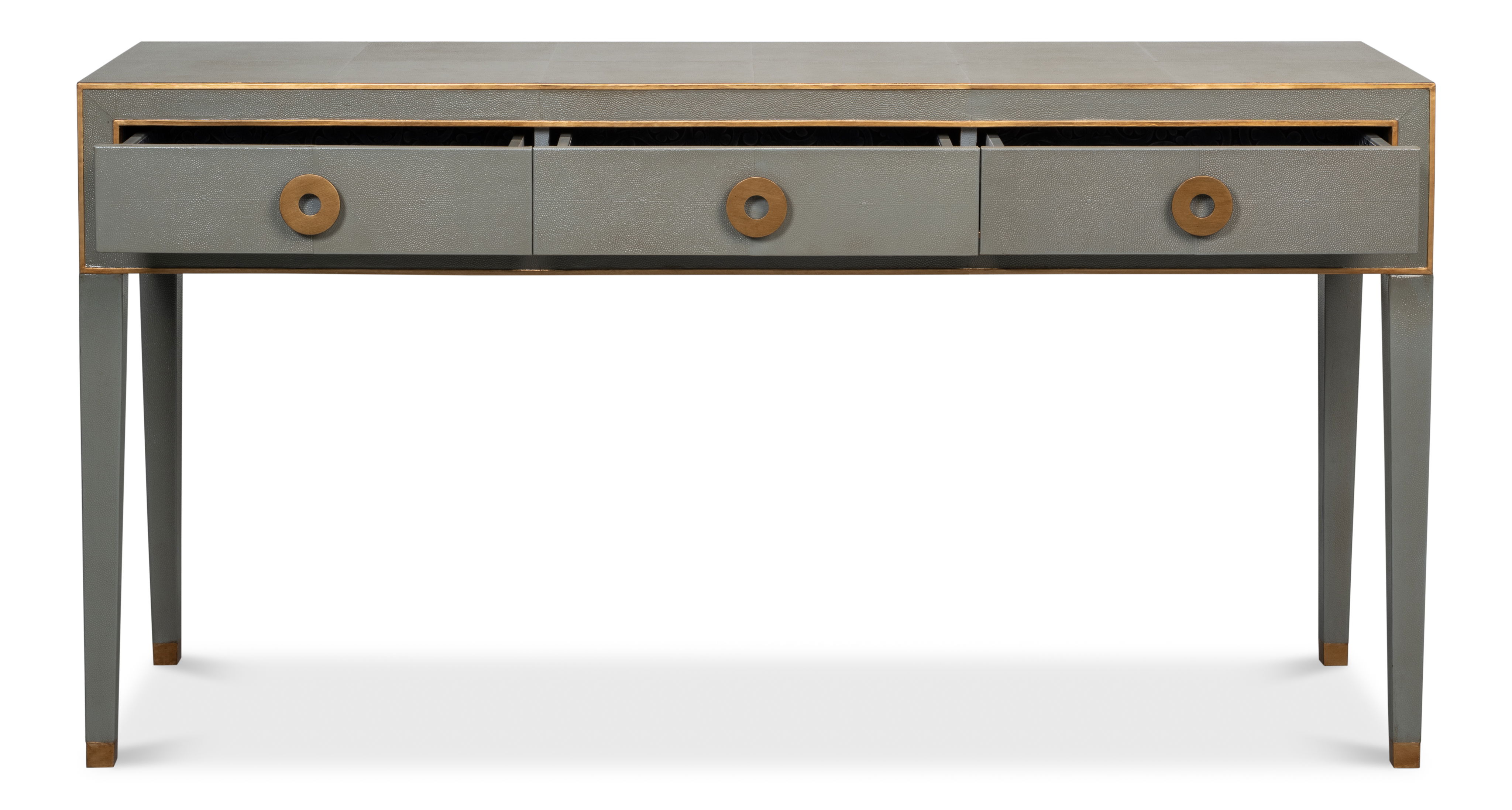 Gabriella Console, Storm Grey, Console Table by Sarreid, 64" length x 18" width x 33" height View 9
