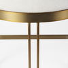 Hollyfield 20.5 x 19.7 x 28.7 Cream Fabric Seat with Gold Metal Base Counter Stool thumbnail 11