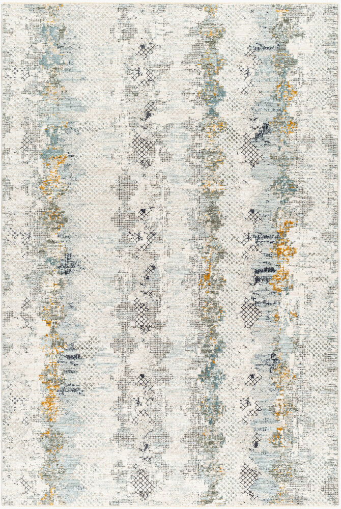 Dresden Machine Woven Rug, by Surya, 7'4.58" length x 4'11.84" width