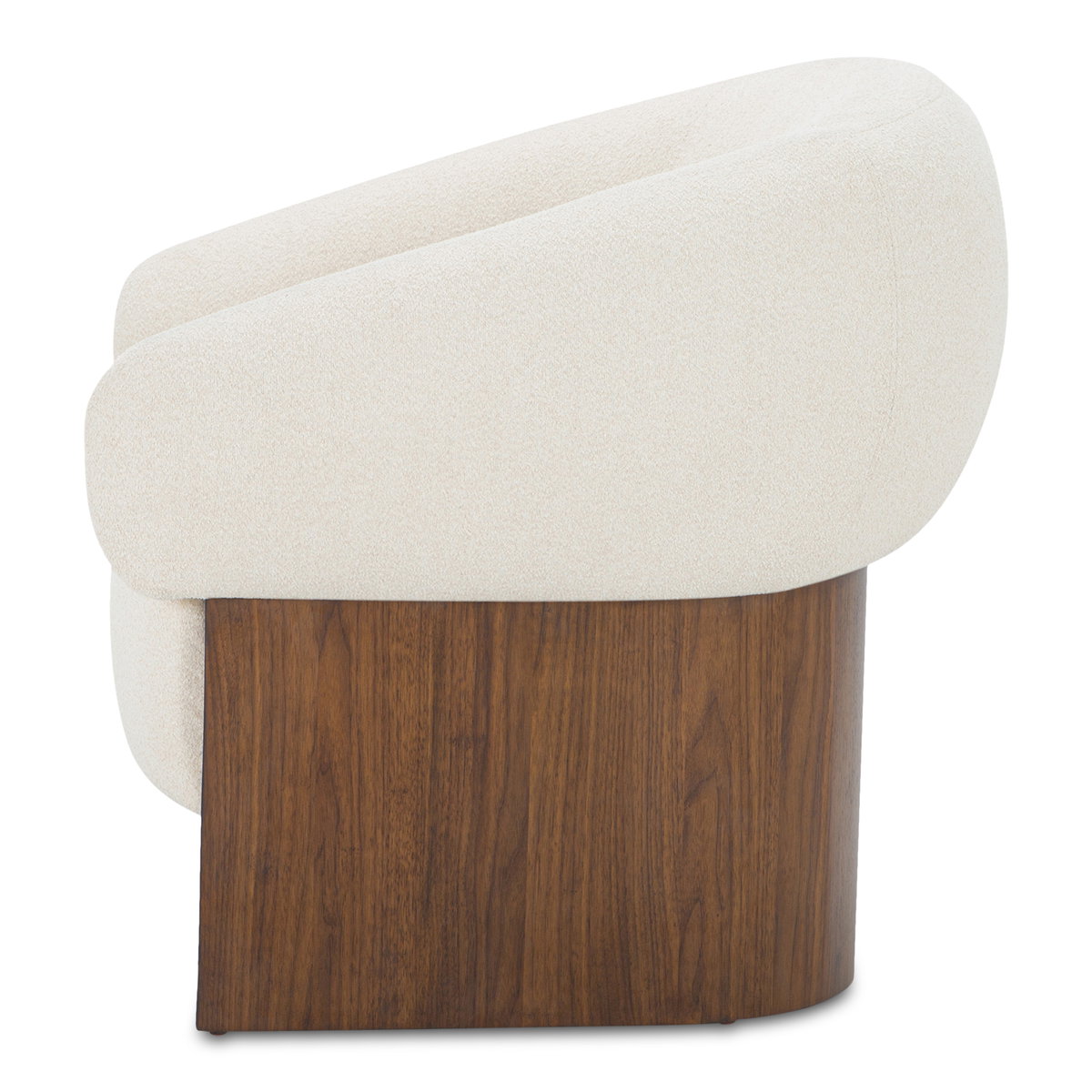 Otto Accent Chair Flecked Cream, by Moe's Home, 33.27" width x 29.5" height x 29.7" depth View 3