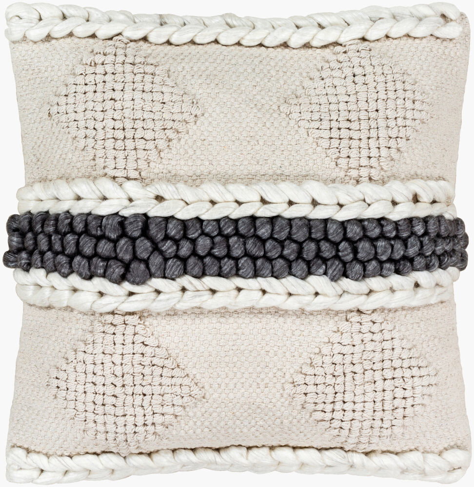 Anton Accent Pillow Down, Decorative Pillow by Surya, 22" length x 22" width