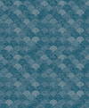 Mermaid Scales Blue Wallpaper, by York Wall, 33' length x 1'9" width x 0.02" depth thumbnail
