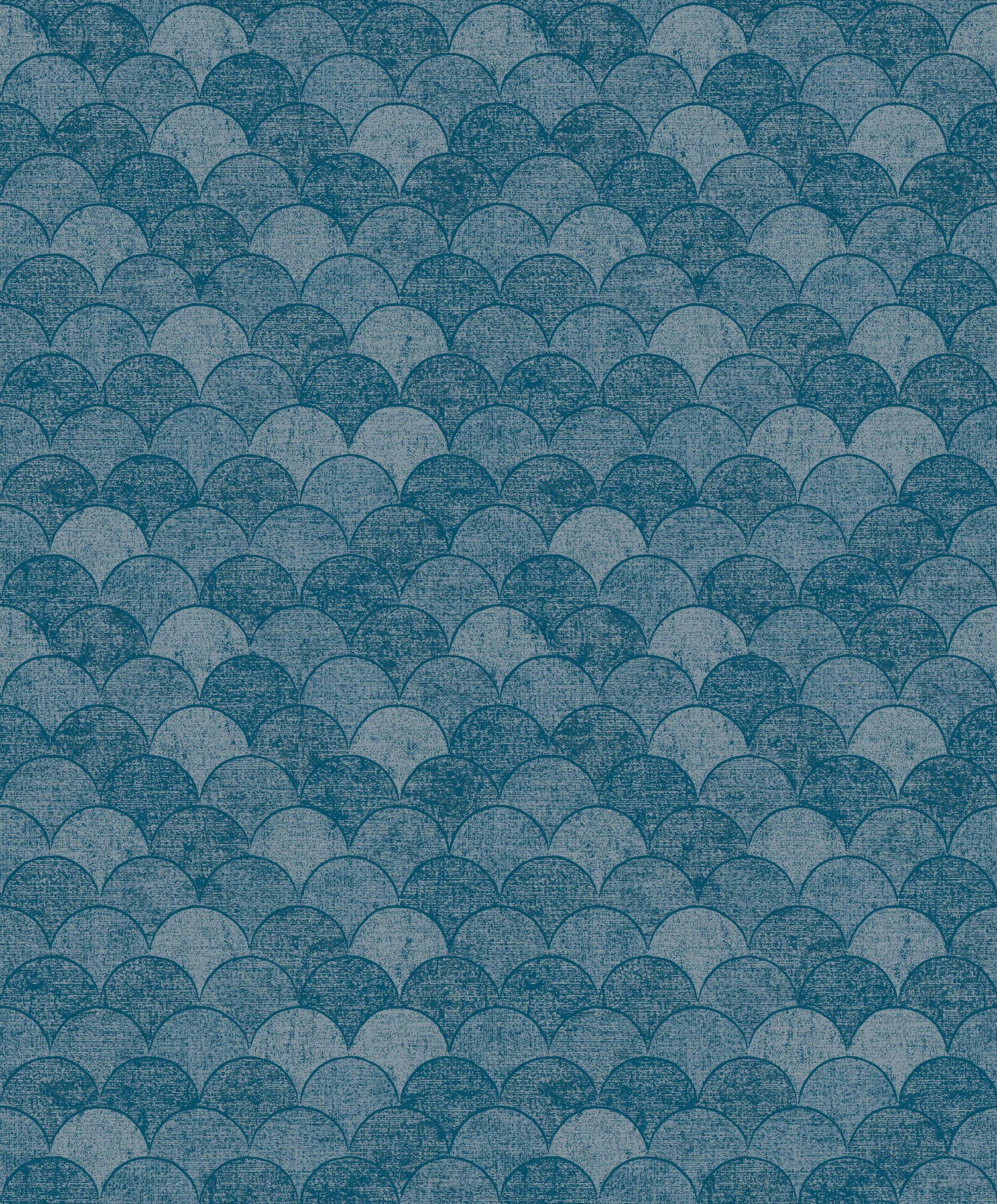 Mermaid Scales Blue Wallpaper, by York Wall, 33' length x 1'9" width x 0.02" depth
