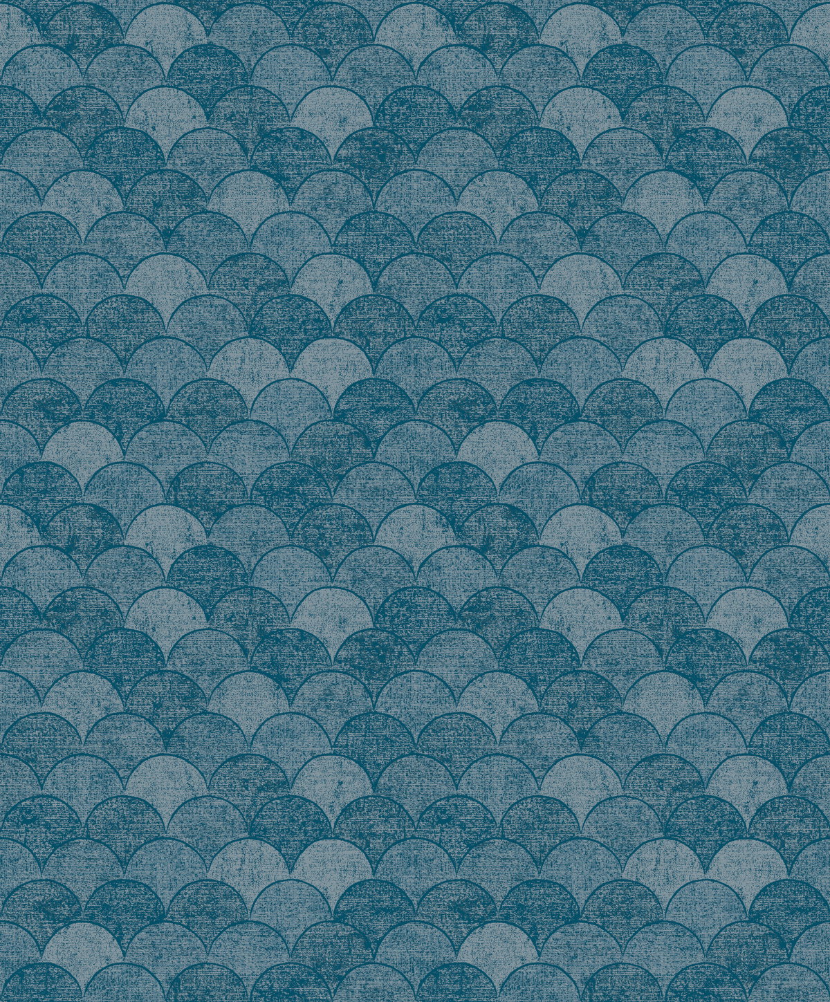 Mermaid Scales Blue Wallpaper, by York Wall, 33' length x 1'9" width x 0.02" depth