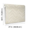 Polished Chevron Cream & Gold Wallpaper thumbnail 5