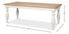 Brie Dining Table, Ant.White/Natural Top thumbnail 12