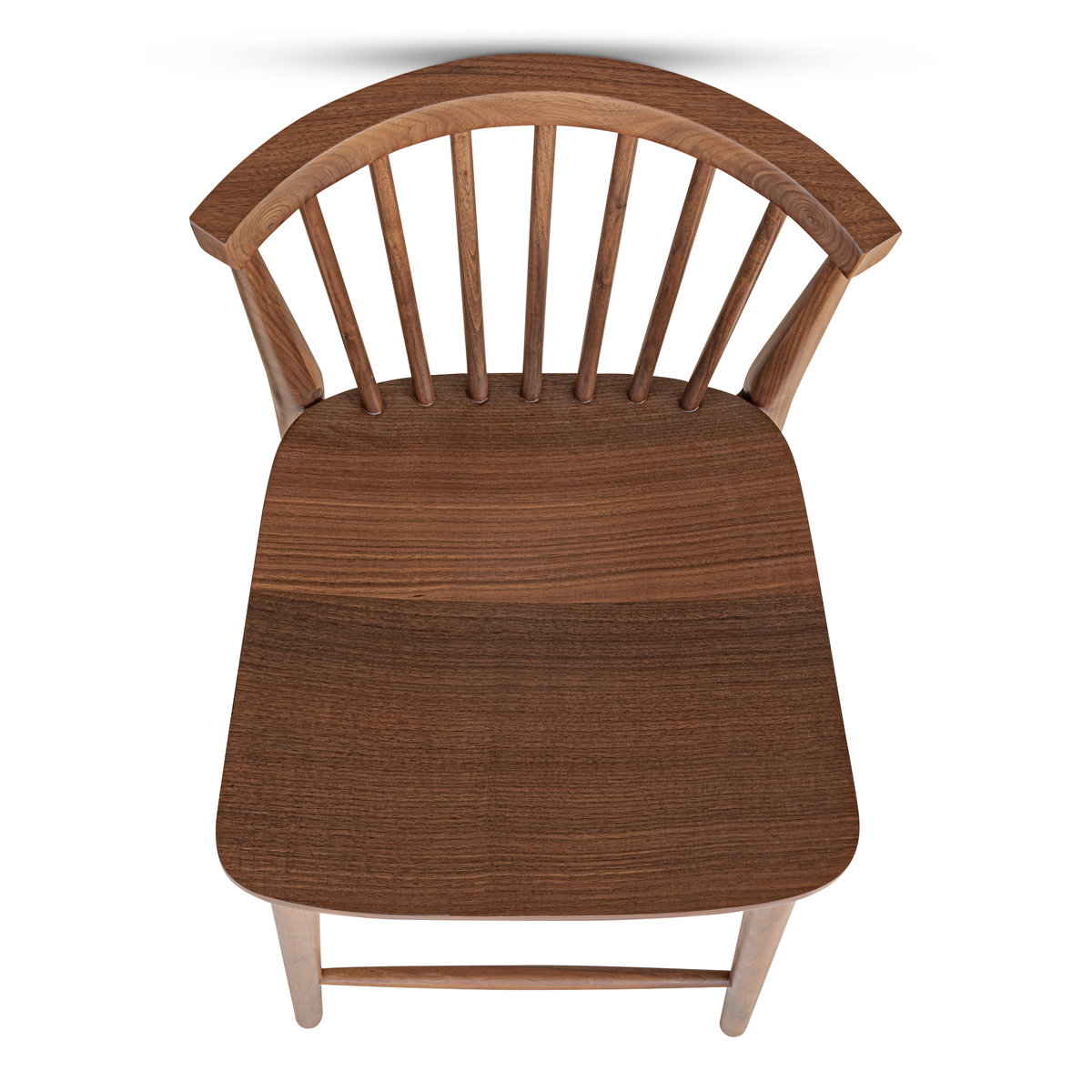Marley Counter Stool Walnut, Counter & Bar Stool by Moe's Home, 18" width x 37" height x 20" depth View 6
