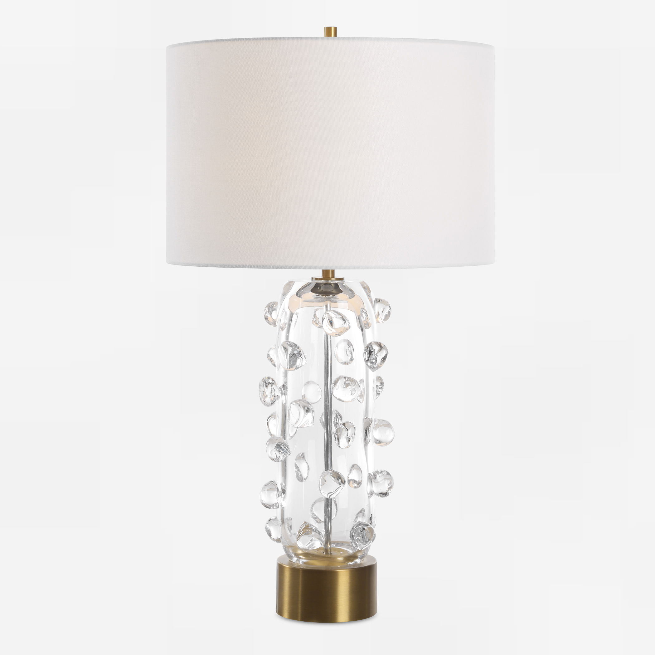 Aura Clear Glass Table Lamp large image 