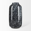 Masai Large Black Mottled Glass Vase thumbnail 4