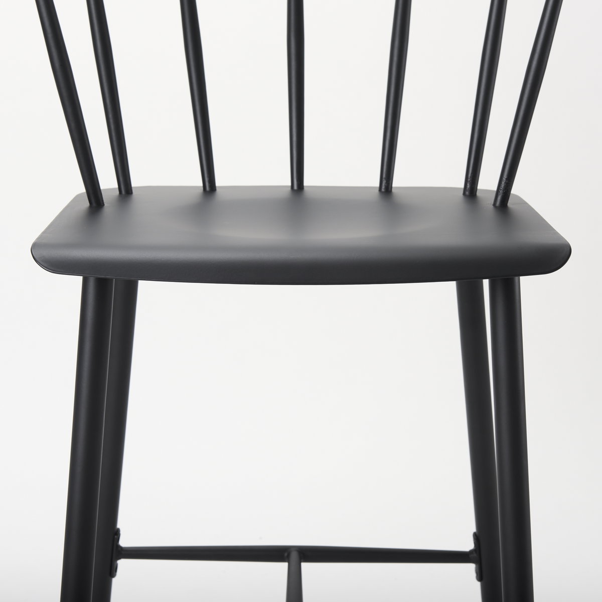 Colin Backless 38.2in Seat Counter Stool | Black Metal, Counter & Bar Stool by Mercana, 21.1" length x 22.6" width x 38.19" height View 13