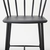 Colin Backless 38.2in Seat Counter Stool | Black Metal, Counter & Bar Stool by Mercana, 21.1" length x 22.6" width x 38.19" height thumbnail 13