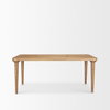 Suvan 72'L x 36'W Rectangular Dining Table | Modern | Light Brown Wood | Seats 6, by Mercana, 72" length x 36" width x 30" height thumbnail 5