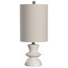 Stevens Bleached Wood Buffet Lamp, Table Lamp by Uttermost, 10" width x 23.5" height x 10" depth thumbnail 5