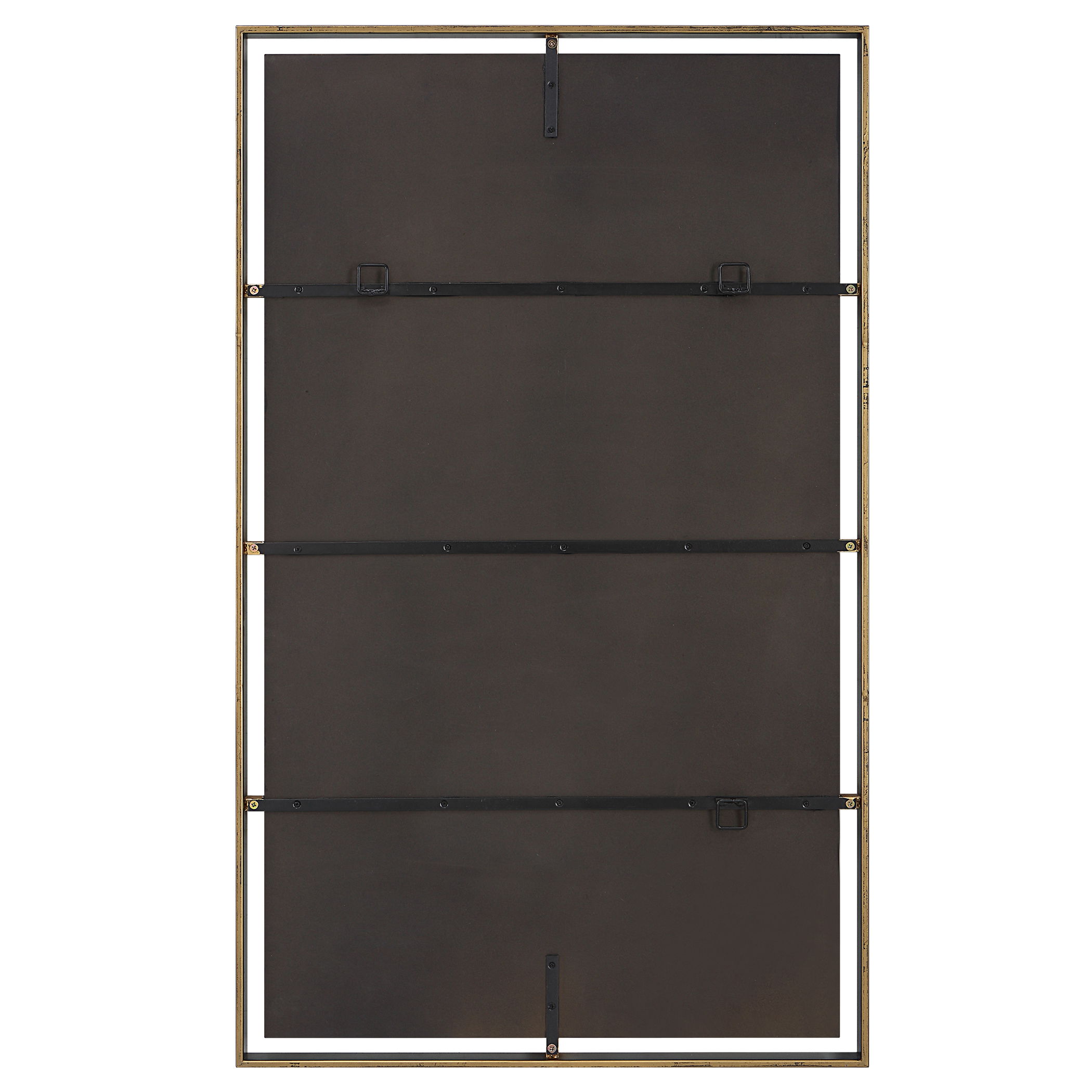 Egon Rectangular Bronze Mirror, by Uttermost, 29.87" width x 50" height x 1.62" depth View 8