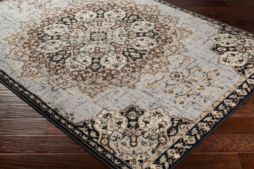 Paramount Machine Woven Rug, by Surya, 7'6.55" length x 2'2.38" width