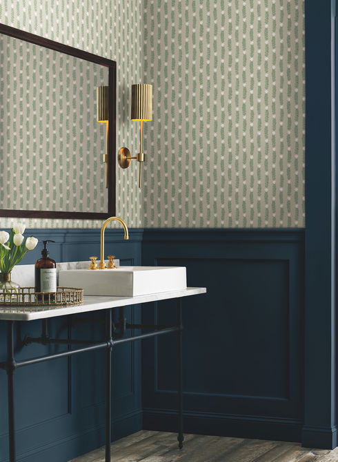 Eden Beige & Green Wallpaper