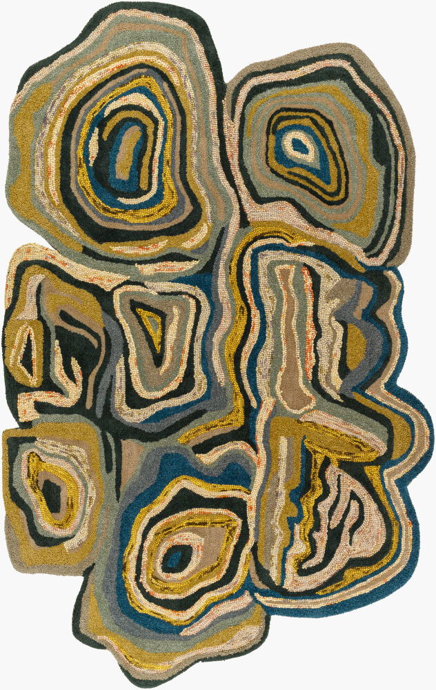 Gypsy Handmade Rug, by Surya, 8' length x 5' width