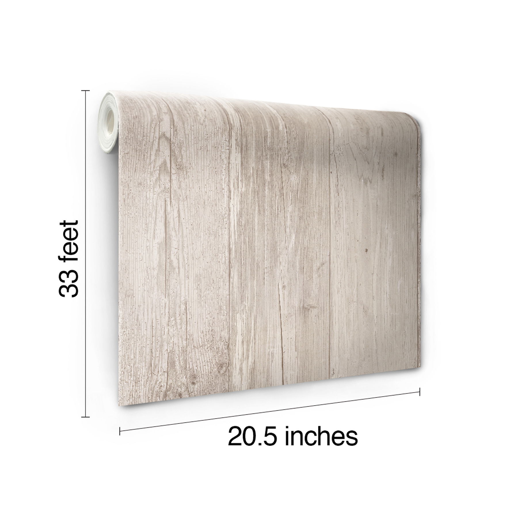 Wide Wooden Planks Grey & Black Wallpaper large image 