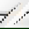 Tahoe Cream Fabric and Black-Brown Wood Dining Chair thumbnail 5