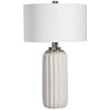 Azariah White Crackle Table Lamp, by Uttermost, 17" width x 29" height x 17" depth thumbnail 5