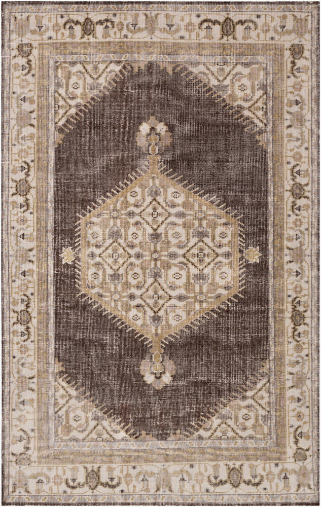 Zahra Handmade Rug, by Surya, 1'6" length x 1'6" width