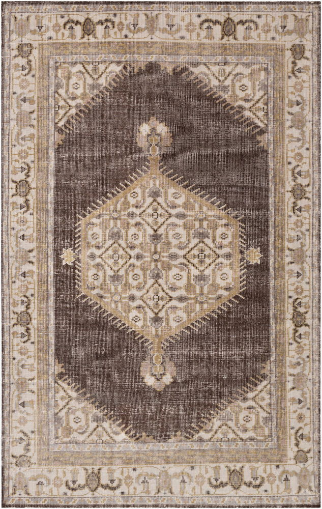 Zahra Handmade Rug, by Surya, 5'6" length x 3'6" width