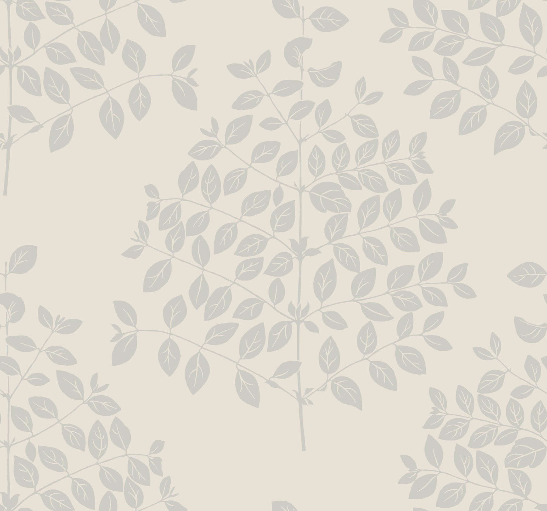 Tender Cream & Silver Wallpaper large image 