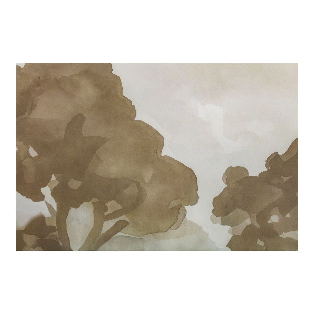 Ash Framed Print, Painting by Moe's Home, 21" width x 28" height x 1.53" depth View 4