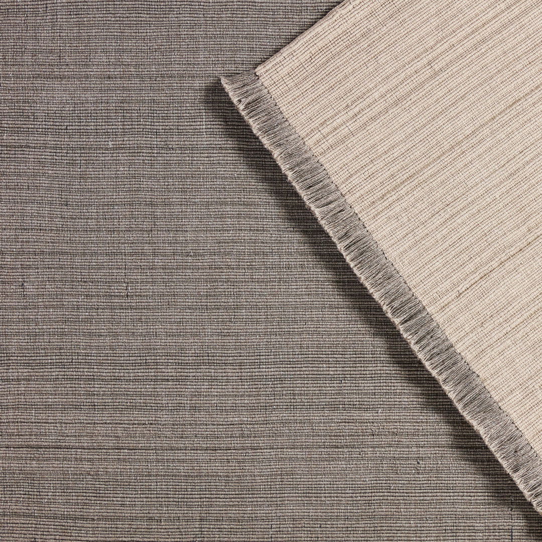Engild Indoor/ Outdoor Solid Light Gray/ Dark Gray Area Rug (4'X6') large image 