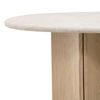 Oja Dining Table Natural 88', by Dovetail, 88.38" width x 29.37" height x 42.3" depth thumbnail 4
