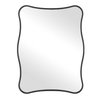 Pavia Black Vanity Mirror, by Uttermost, 2'3.5" width x 3'0.25" height x 1.5" depth thumbnail 1