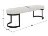Infinity Black Bench, Benche by Uttermost, 60" width x 19" height x 16.25" depth thumbnail 3