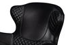 Hera Arm Chair, Onyx Black, Seating by Sarreid, 31" length x 34" width x 34" height thumbnail 8
