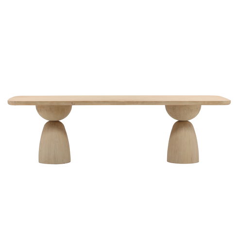 Cabrera Dining Table Light Natural 101"