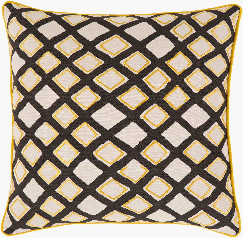 Omo Accent Pillow, Decorative Pillow by Surya, 22" length x 22" width