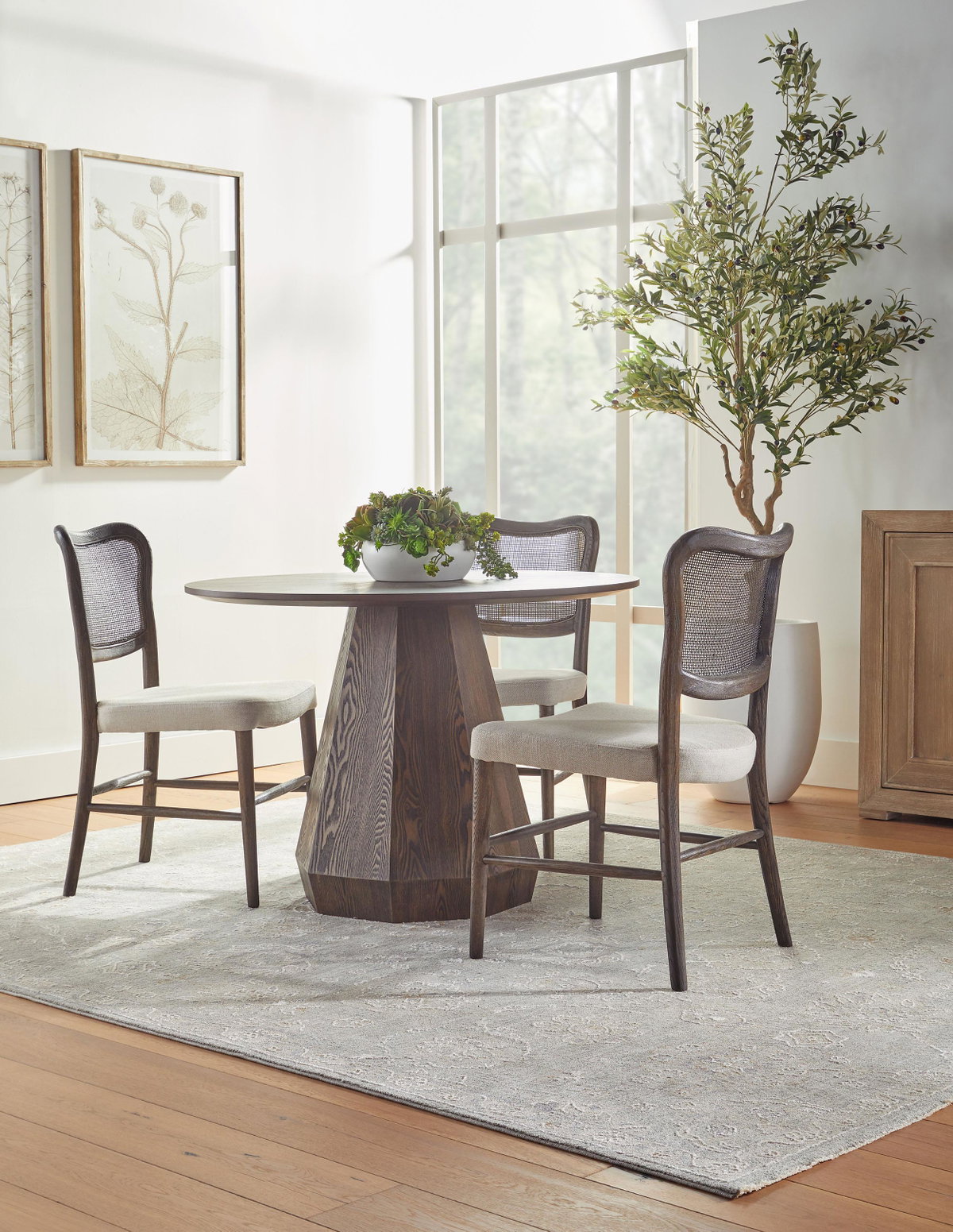 Coulter 42' Round Dining Table, by Essentials for Living, 42" width x 30" height x 42" depth View 7