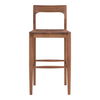 Owing Barstool Walnut Brown, Counter & Bar Stool by Moe's Home, 19.5" width x 42" height x 20" depth thumbnail 1