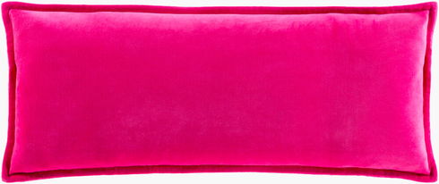 Cotton Velvet Lumbar Pillow