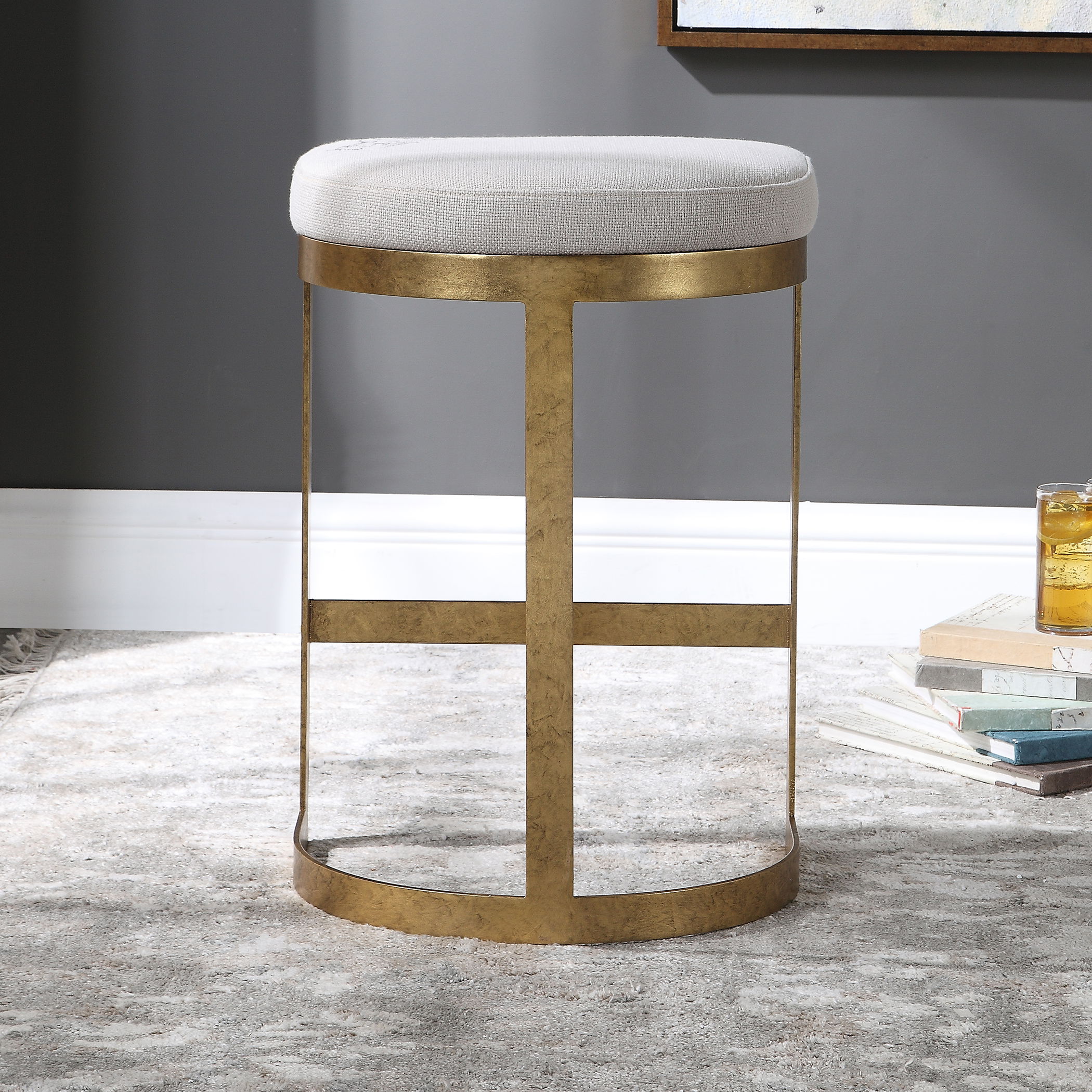 Ivanna Modern Counter Stool large image 