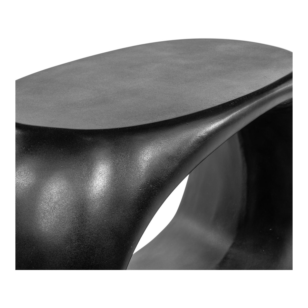 Albers Outdoor Stool Black, Outdoor Chair by Moe's Home, 2'2.75" width x 1'5.75" height x 1'2.75" depth View 4
