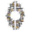 Reflection Metal Grid Wall Decor Set/2, Sculptural Wall Art by Uttermost, 18.75" width x 57.5" height x 2.37" depth thumbnail 1