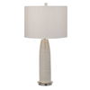 Delgado Light Gray Table Lamp, by Uttermost, 14" width x 27" height x 14" depth thumbnail 1