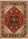 Taj Mahal Handmade Rug, by Surya, 1'6" length x 1'6" width thumbnail