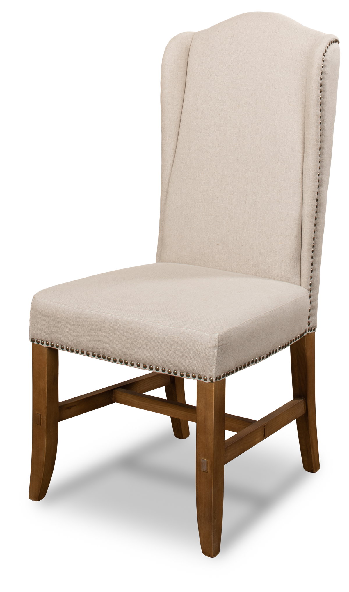 High Back Dining Chair, by Sarreid, 2'2" length x 1'9" width x 3'7" height View 1
