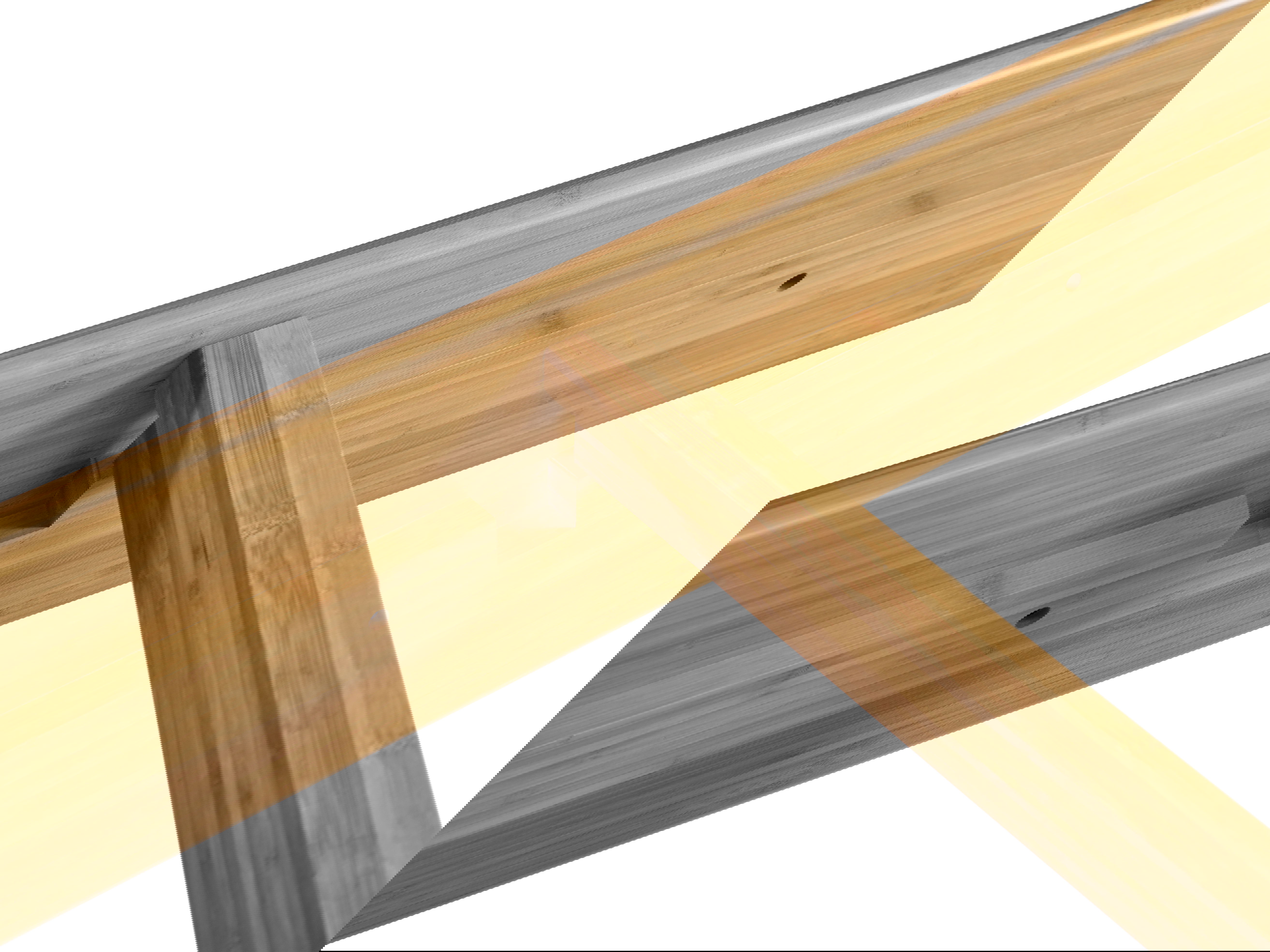 Azara Queen Platform Bed, Caramelized, by Greenington, 87" length x 64.5" width x 44" height View 6