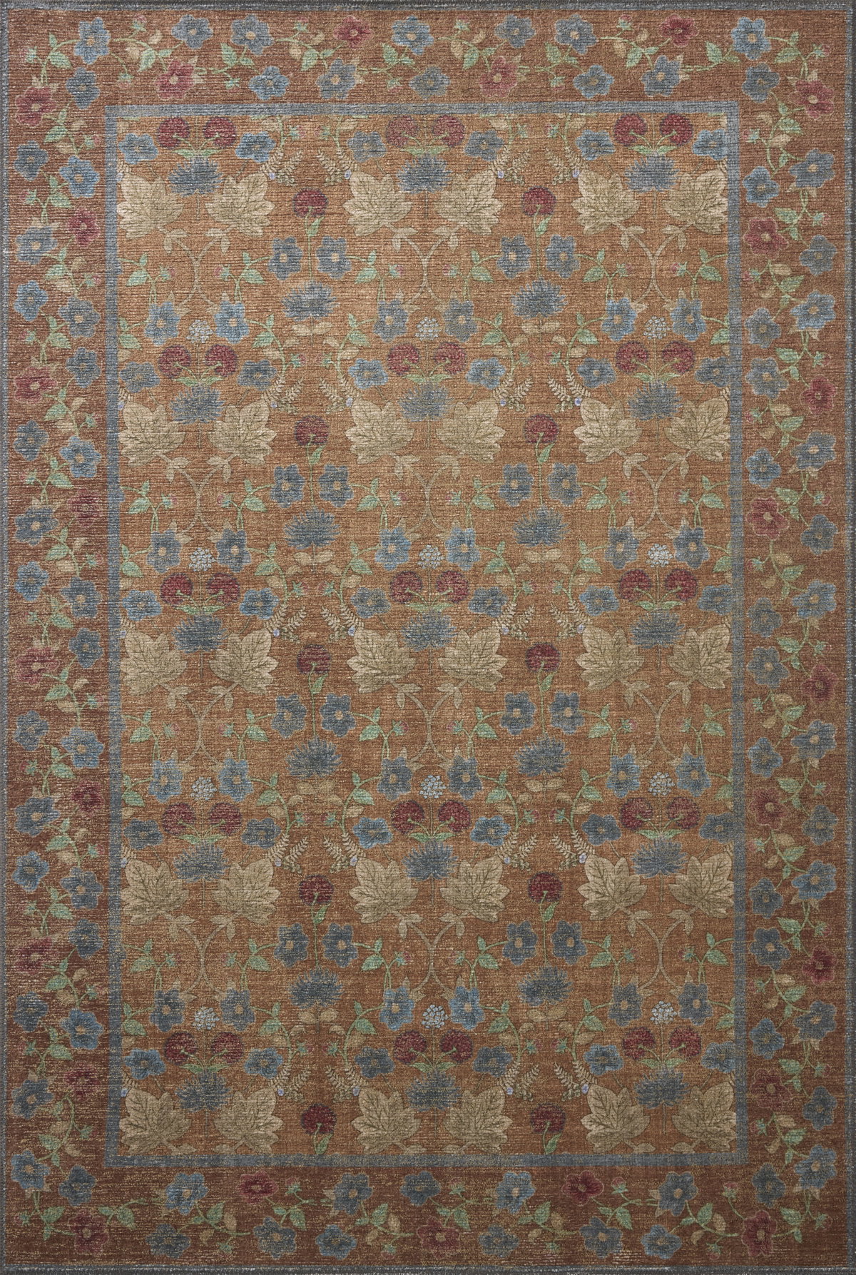 Rifle Paper Co. x Loloi Edinburgh Rug, 5' length x 7'6" width View 1