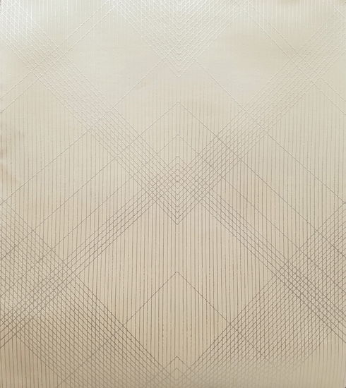 Jazz Age Beige Metallic Wallpaper