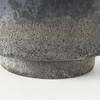 Squally  Black/Brown Glass Ombre Textured Vase, by Mercana, 7.95" length x 7.95" width x 8.62" height thumbnail 8