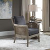 Encore Dark Gray Armchair, Accent Chair by Uttermost, 28.5" width x 33" height x 31" depth thumbnail 9