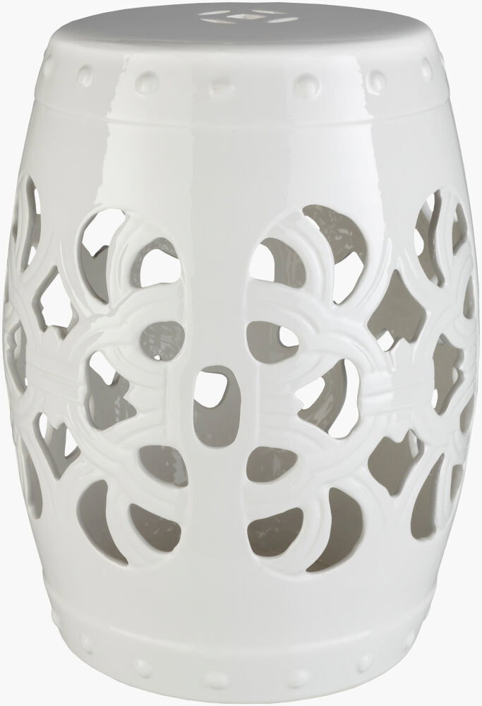 Brinnon Garden Stool, Outdoor Furniture by Surya, 1'1" width x 1'6" height
